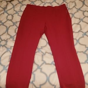 Red work pant by Nine West